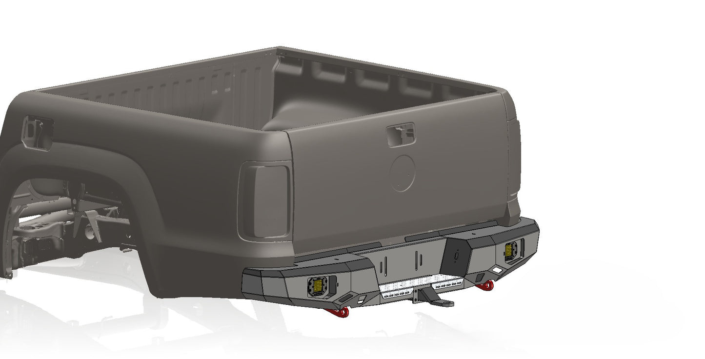 VW Amarok (2010-2021) Mild Steel Rear Bumper