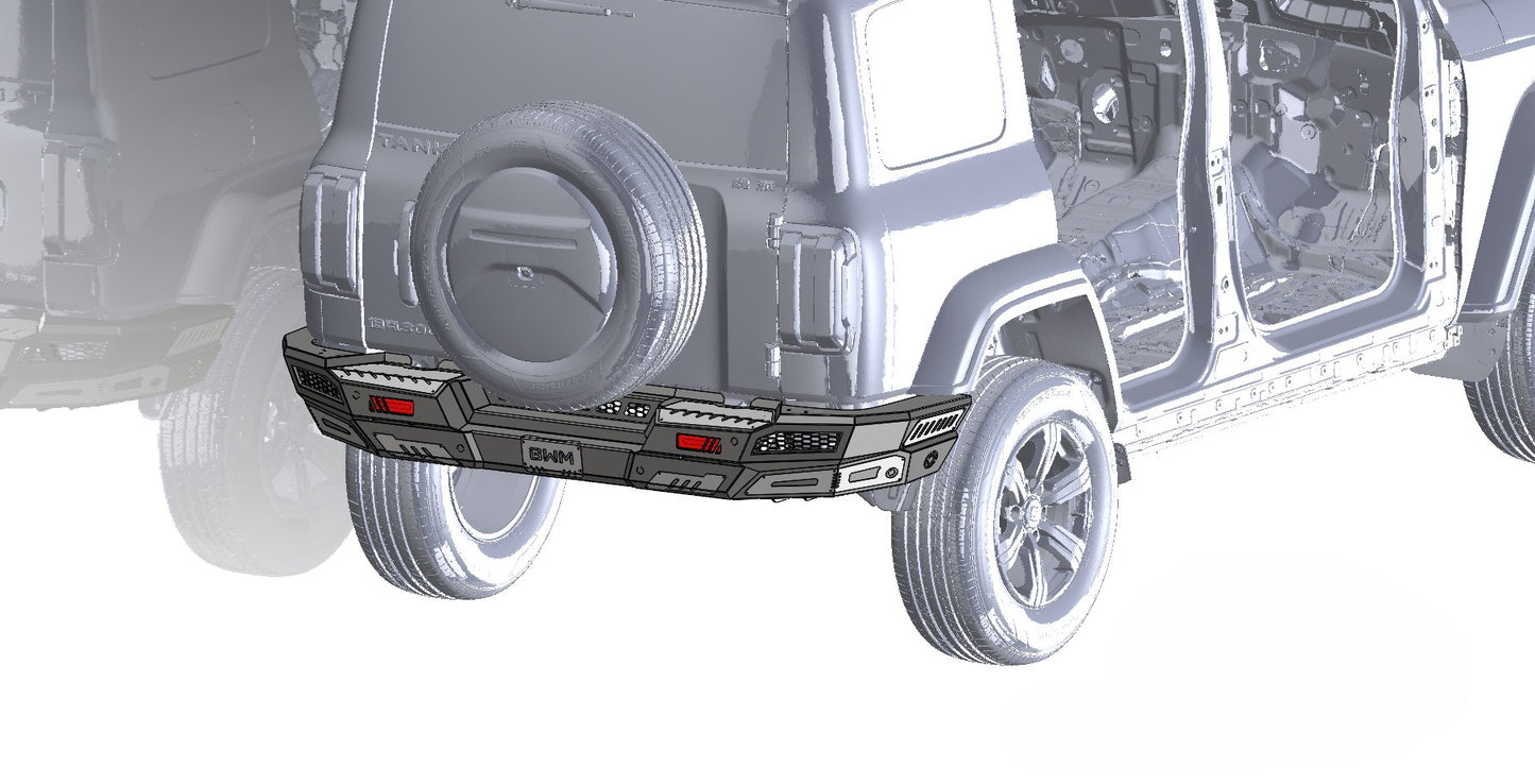 GWM Tank 300 (2020-2024) Mild Steel Rear Bumper