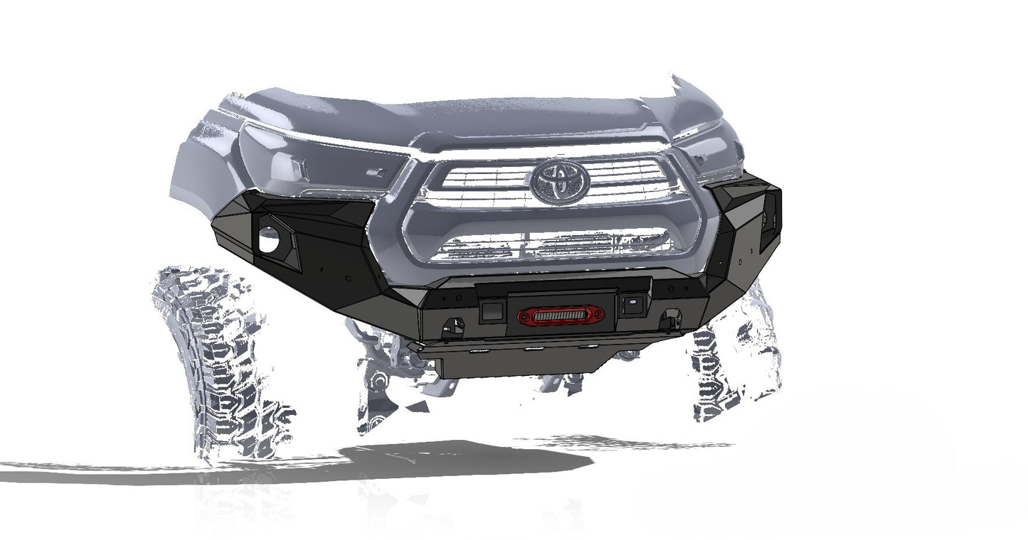 Toyota Hilux GD6 2020–2025 Front Bumper or BullBar