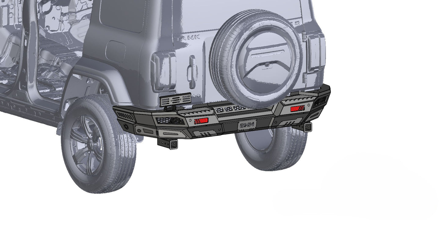 GWM Tank 300 (2020-2024) Mild Steel Rear Bumper