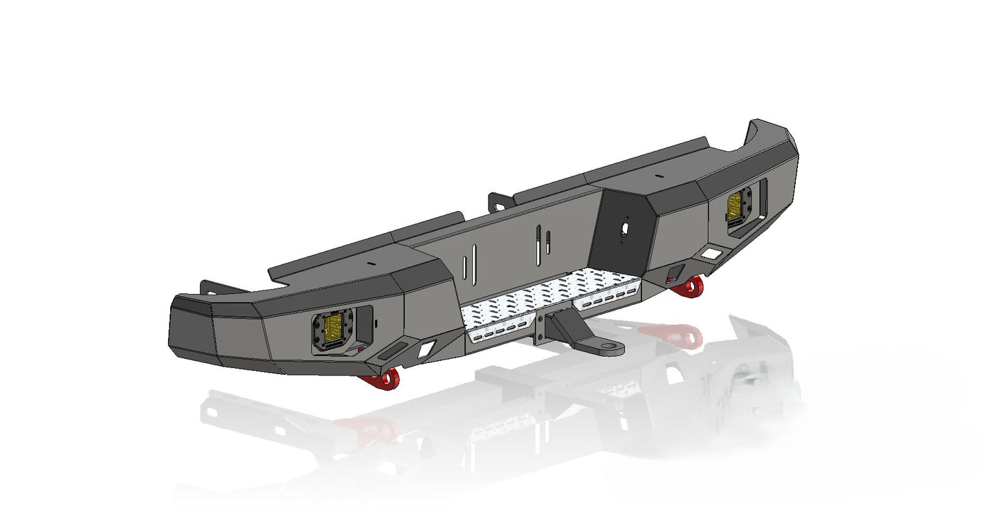 VW Amarok (2010-2021) Mild Steel Rear Bumper