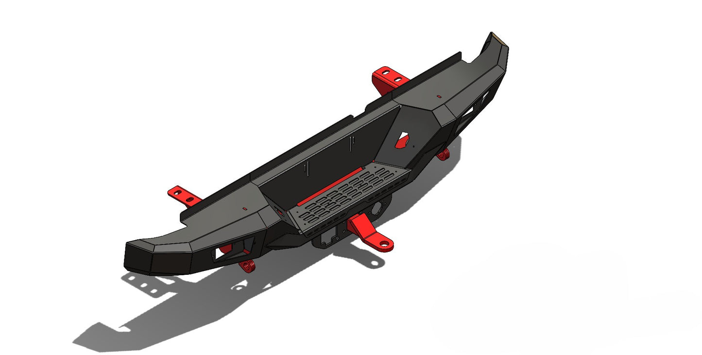 Ford Ranger Next Gen (2022+) Mild Steel Rear Bumper