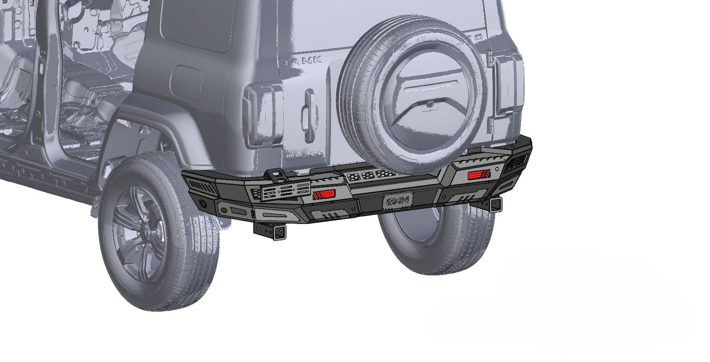 GWM Tank 300 (2020-2024) Mild Steel Rear Bumper