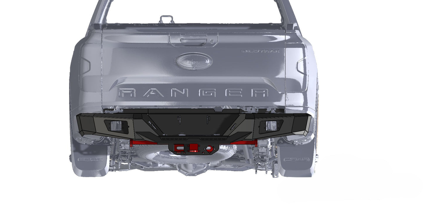Ford Ranger Next Gen (2022+) Mild Steel Rear Bumper