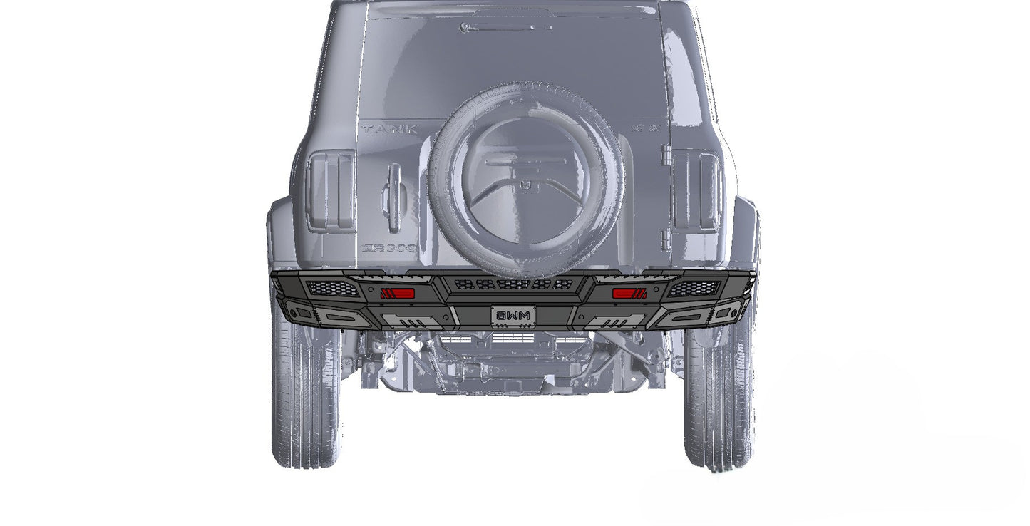 GWM Tank 300 (2020-2024) Mild Steel Rear Bumper