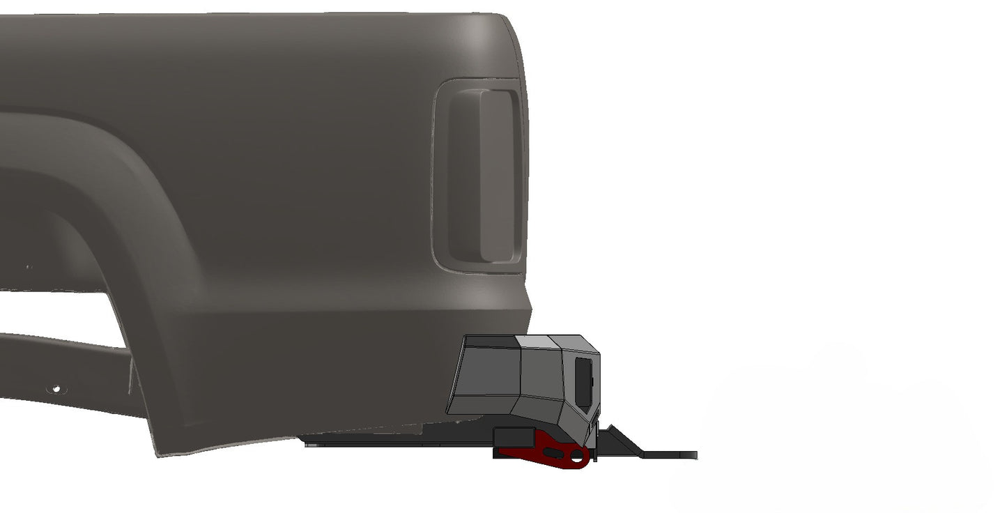 VW Amarok (2010-2021) Mild Steel Rear Bumper