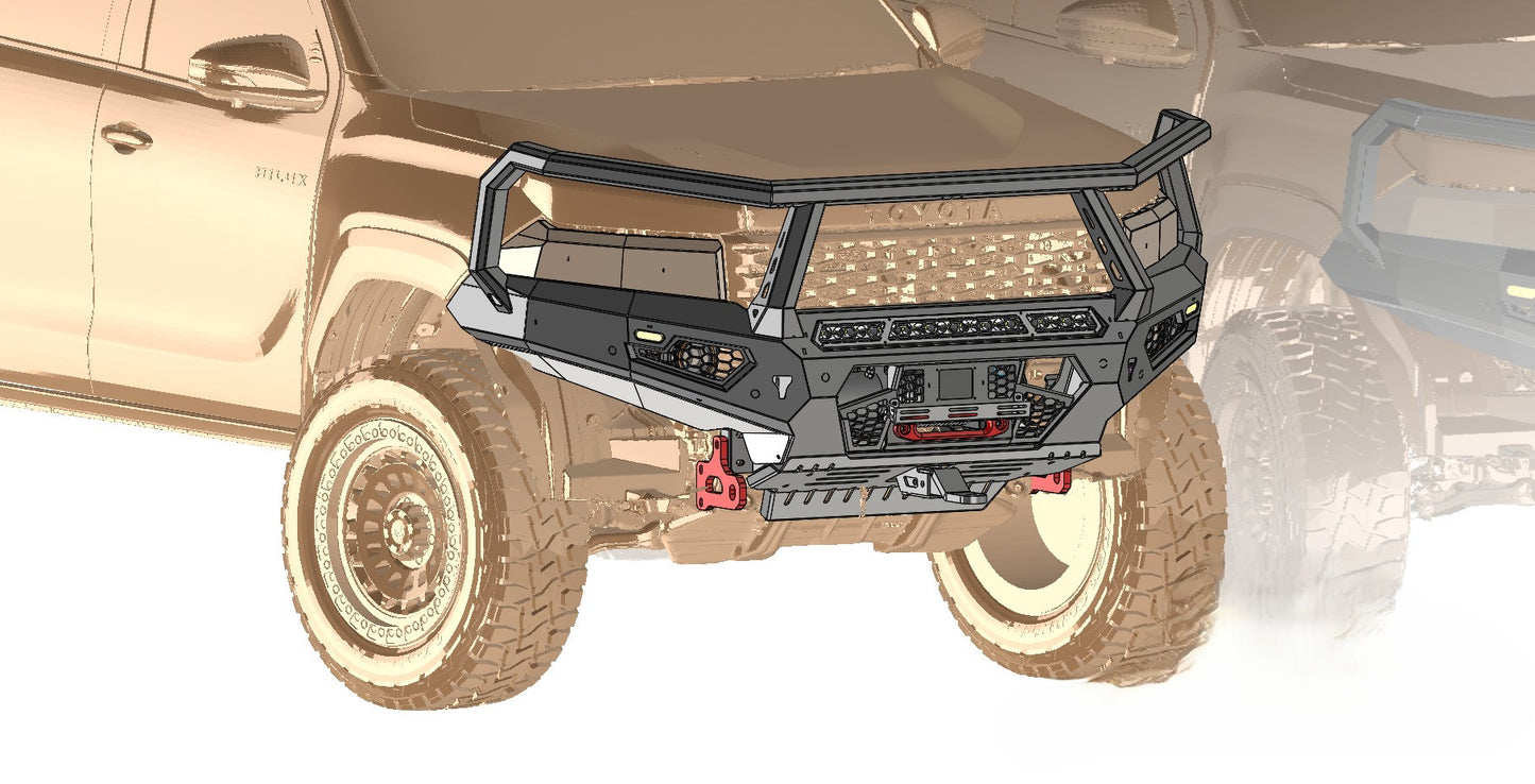 Toyota Hilux Travo (2026+) Front Bumper or BullBar