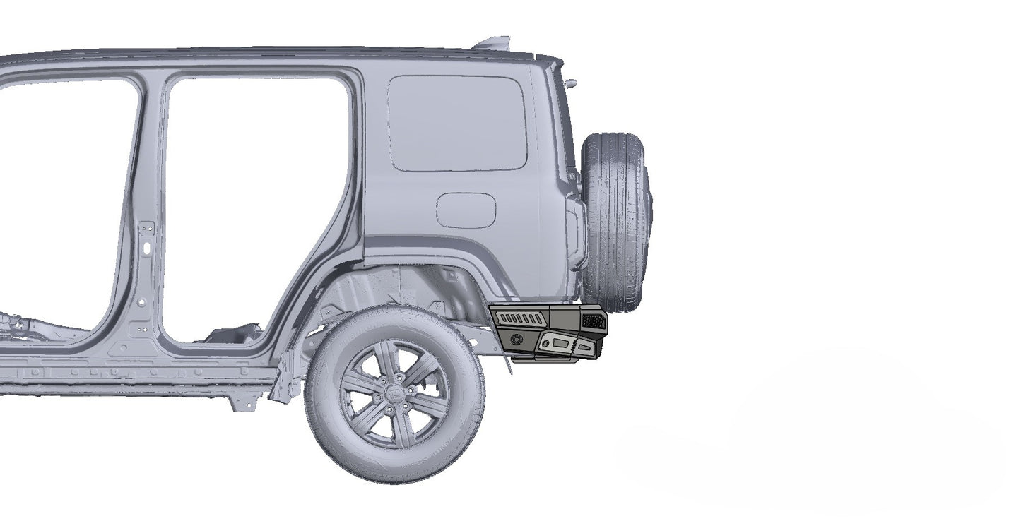 GWM Tank 300 (2020-2024) Mild Steel Rear Bumper