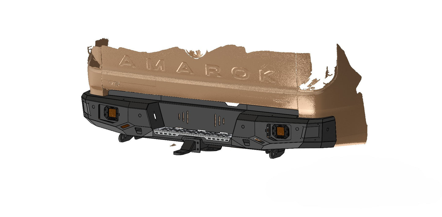 VW Amarok (2022+) Mild Steel Rear Bumper
