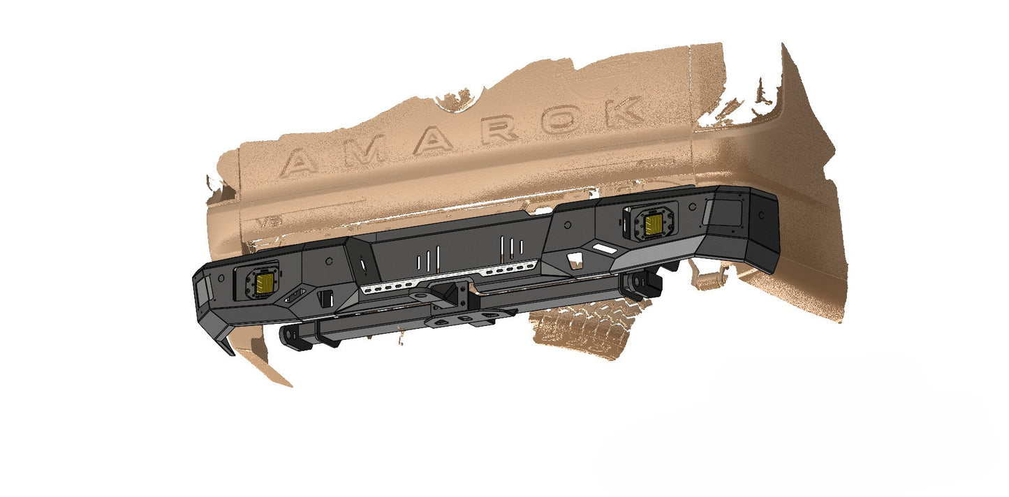 VW Amarok (2022+) Mild Steel Rear Bumper