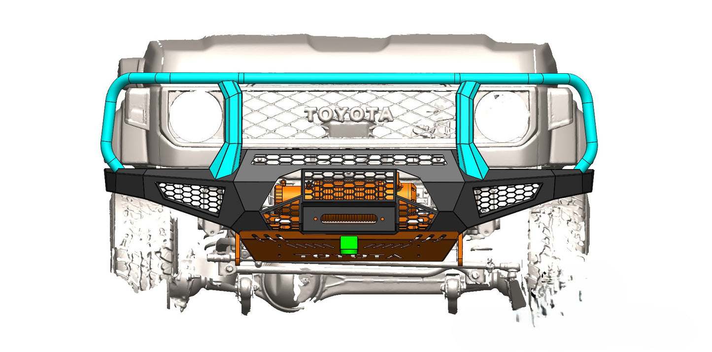 Toyota Land Cruiser 79 Series (2024-20026) Front Bumper/ Bullbar