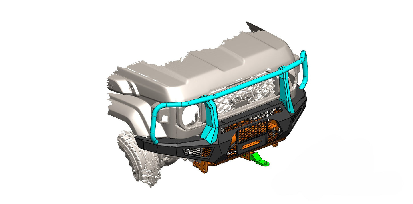 Toyota Land Cruiser 79 Series (2024-20026) Front Bumper/ Bullbar