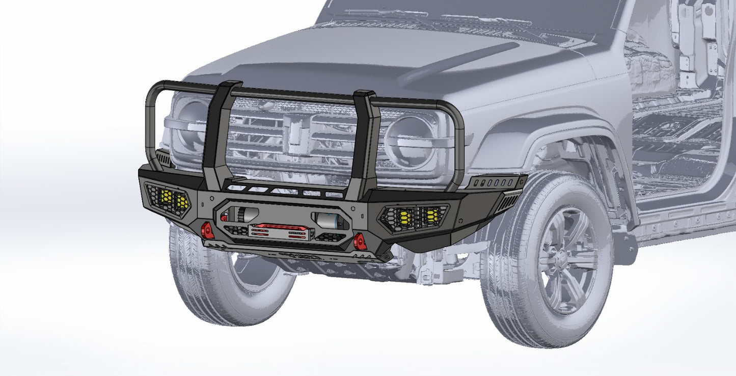 GWM Tank 300 Aluminium Front Bumper/ Bullbar