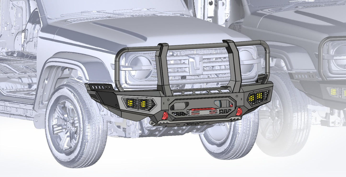 GWM Tank 300 Aluminium Front Bumper/ Bullbar