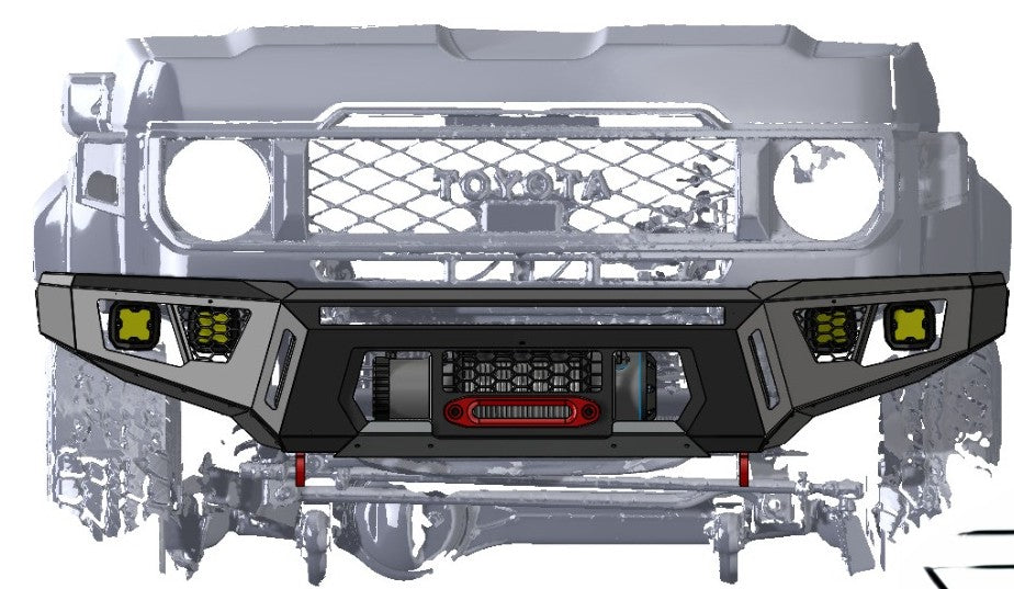 Toyota Land Cruiser 79 Series (2024-20026) Front Bumper/ Bullbar