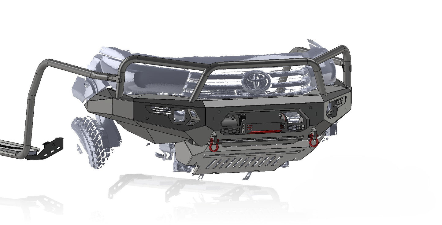 Toyota Hilux GD6 Front Bumper/ Bullbar